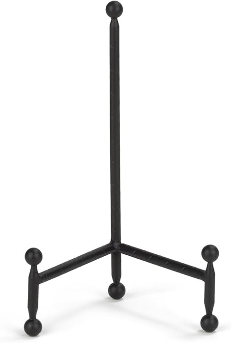 TRIPAR Modern Tripod Easel Display, Black Finish (5.25-Inch Depth, 1 Foot Height) - Lightweight &... | Amazon (US)