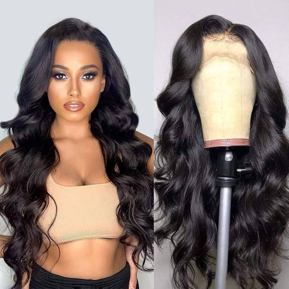 Viennois Lace Front Wigs Human Hair Pre Plucked with Baby Hair 13x4 Body Wave Lace Front Wigs Hum... | Amazon (US)