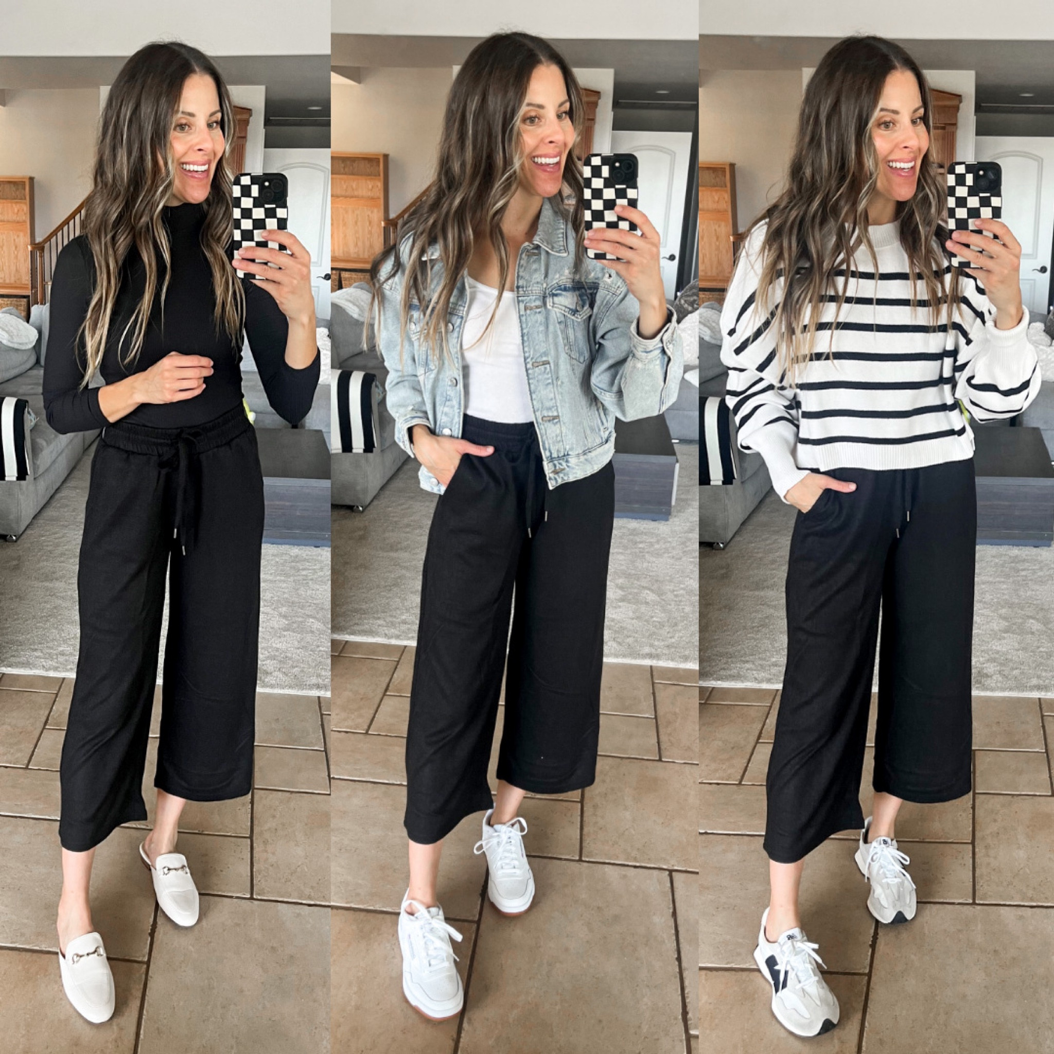 Comment “links” to shop everything! These $13 soft wide leg pants could be worn so many ways! So soft and comfy but also work for the office! 
.
.
.
#mixitupmonday #walmartfashion #walmartoutfit #walmartstyle #walmarttryon #walmarthaul #walmartfaves #walmartdeals #walmartsale #widelegpants #teacheroutfit #LTKSale 

#LTKstyletip #LTKfindsunder50