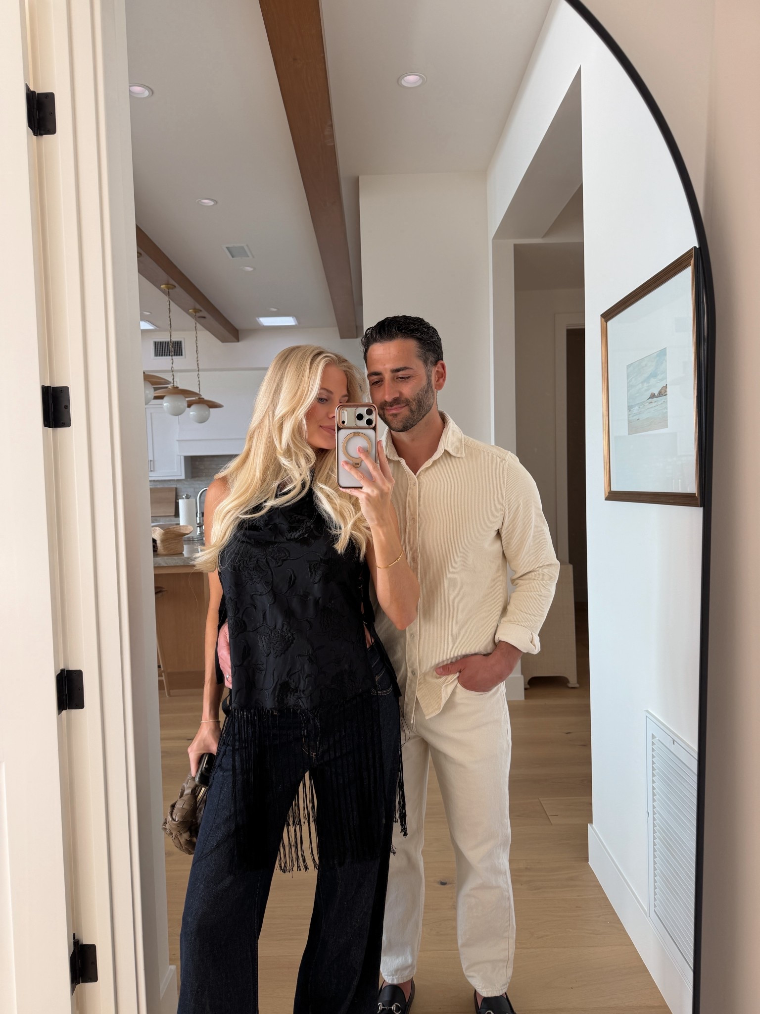 Wearing a small in top, 28 in jeans (sized up for pregnancy), shoes run tts! #kathleenpost

Dinner date outfit, spring transition look, bump friendly outfit, maternity look, bump look

#LTKBump #LTKSeasonal #LTKootd