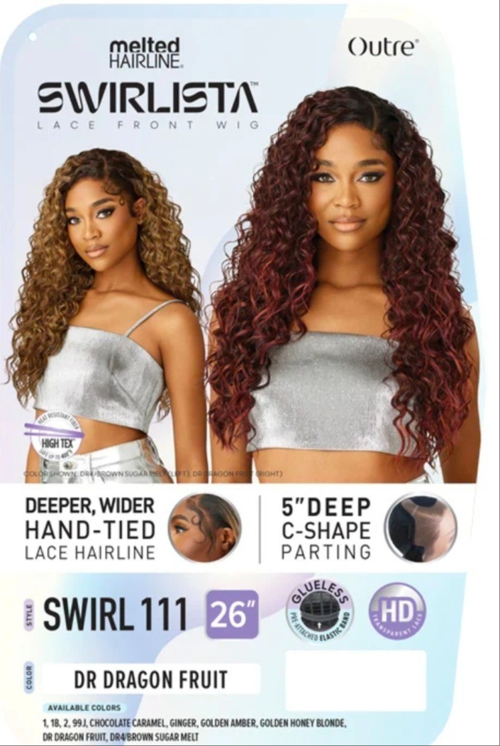 Outre Melted Hairline Swirlista Glueless HD Lace Front Wig - SWIRL 111 - 5" Deep C-Shape Parting

#LTKHalloween #LTKPlusSize #LTKBeauty