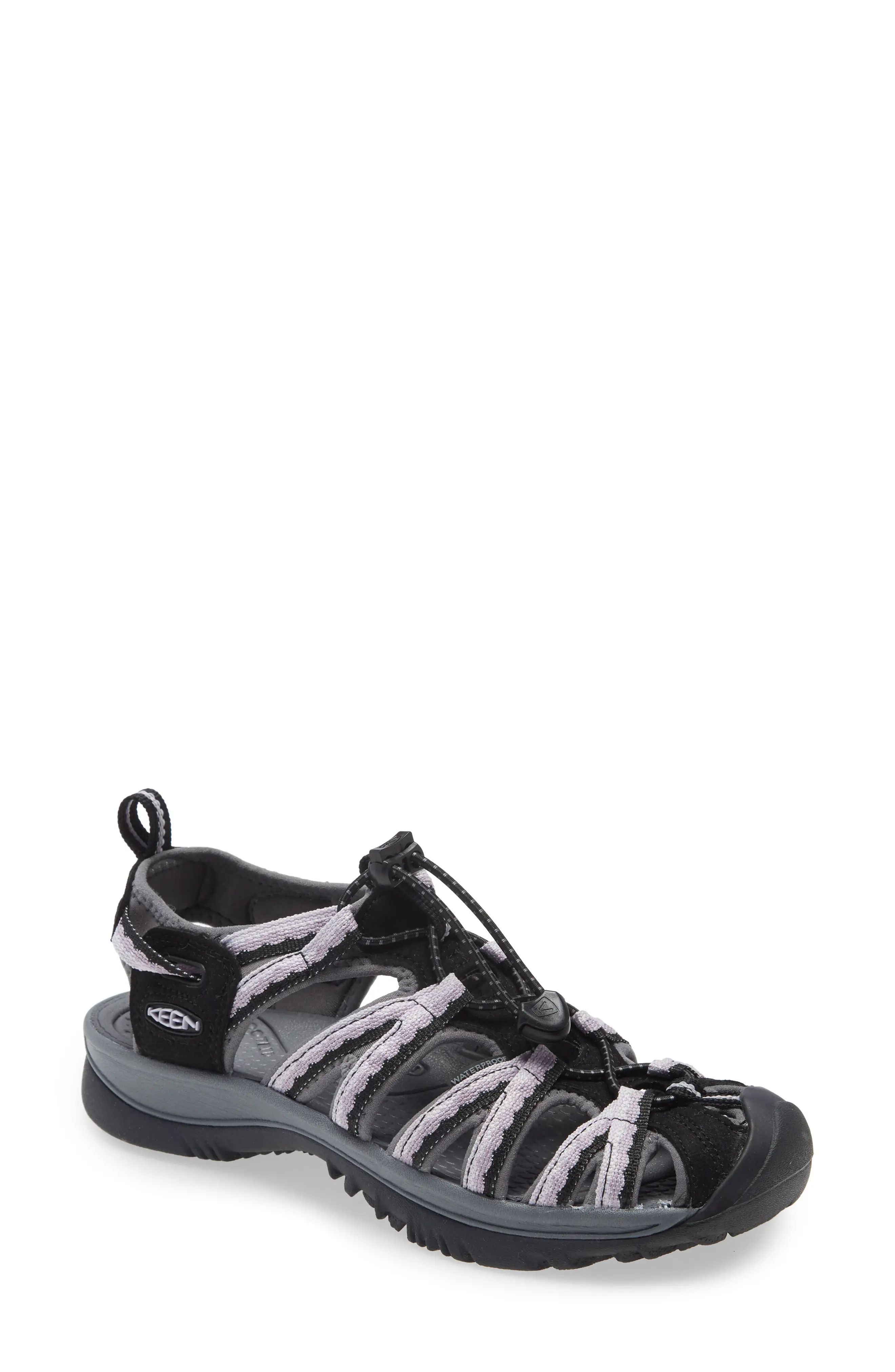 Women's Keen 'Whisper' Water Friendly Sport Sandal, Size 5 M - Black | Nordstrom