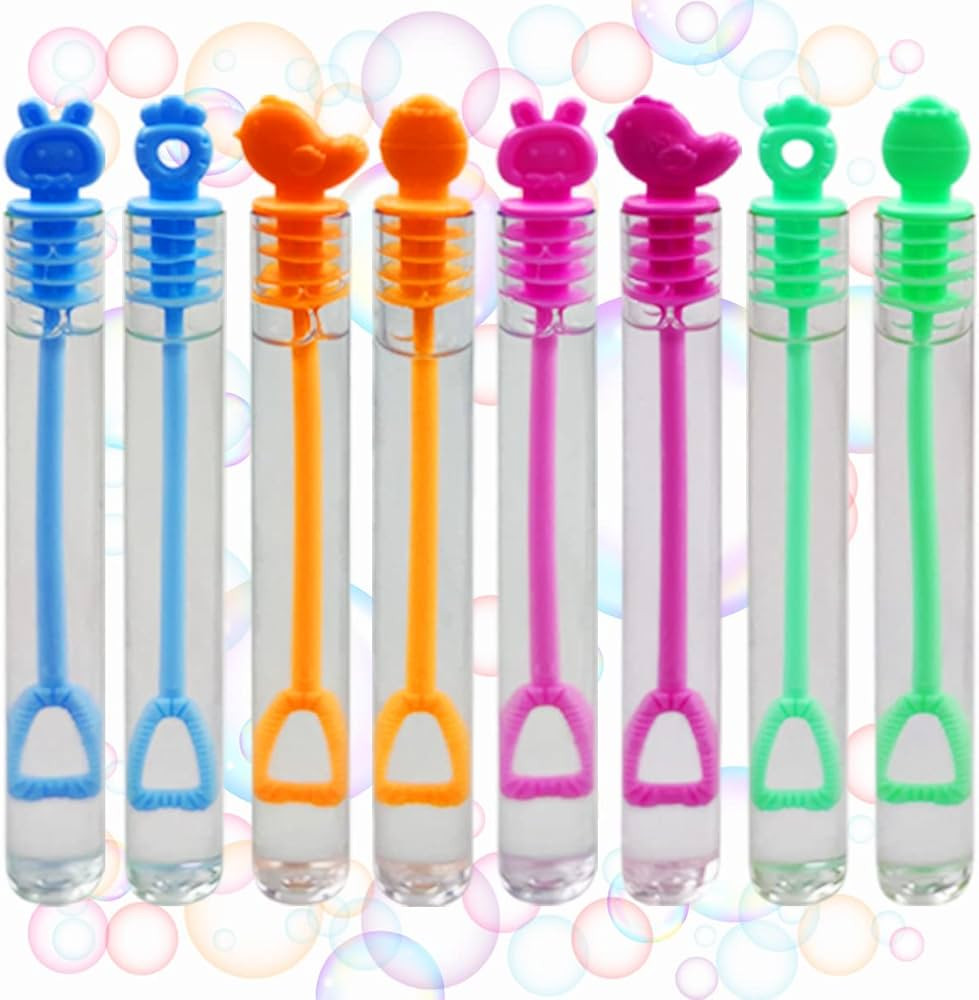 Pinkiwine 48 PCS Easter Mini Bubble Wands Toys for Kids Boys Girls Easter Basket Stuffers Fillers... | Amazon (US)