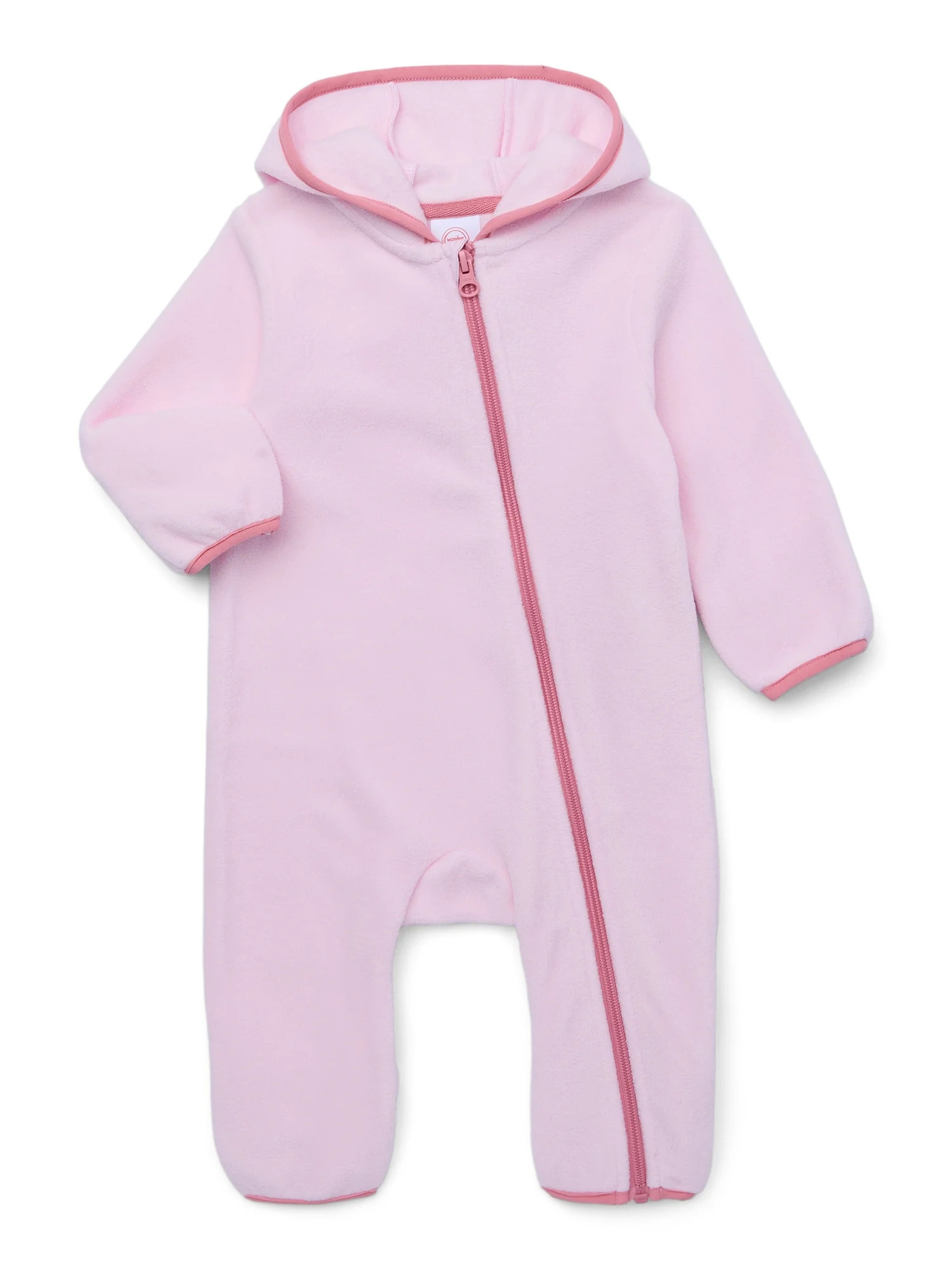 Wonder Nation Baby Microfleece Pram with Hood, Size 0M-12M | Walmart (US)