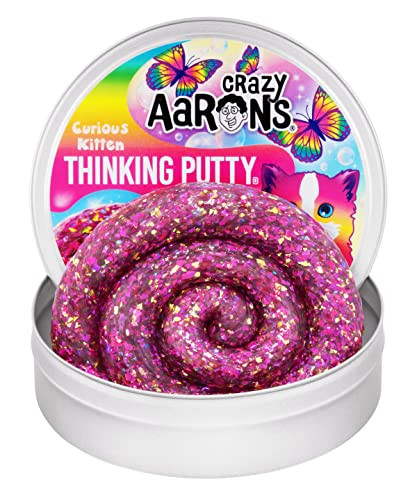 Crazy Aaron's Thinking Putty® - Curious Kitten - Multi-Color Sensory Putty for Kids and Grown ups in a 4" Tin - Creative and Endless Fun, Stress Relief Therapy Toys, Never Dries Out - Made in USA | Amazon (US)