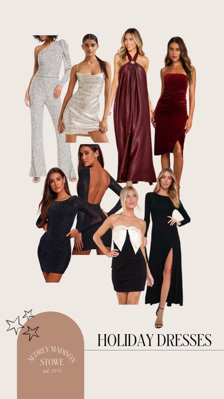 Formal holiday dresses! These are some of my favorites. I love the maxi and mini lengths with the dark colors. The shimmery dresses/jumpsuit are great for New Year’s eve parties too!

#LTKHoliday #LTKSeasonal #LTKcurves
