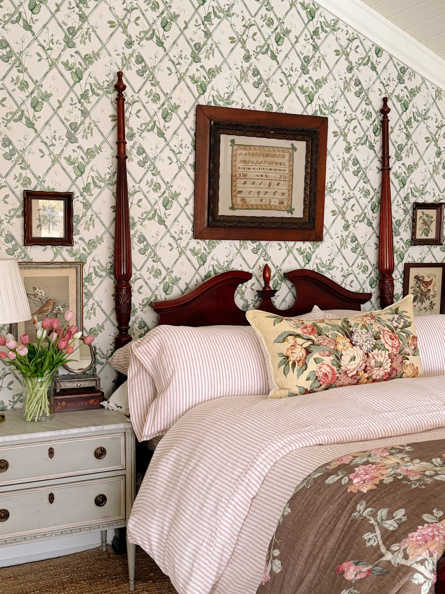 Love love love our new soft and cozy bedding from Quincr! It freshened up the look & most importantly the feel of our room. Love the soft pink stripes & they come in more colorways! 

#LTKHome