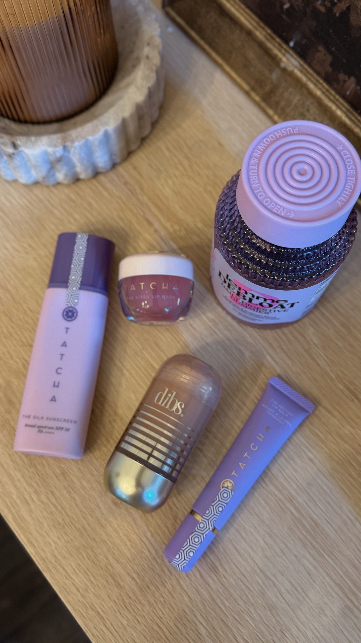 Last minute items to throw in my suitcase! Debloat gummies are a must, tatcha lip cream, dibs, and sunscreen 

#LTKdayinmylife #LTKSeasonal #LTKTravel