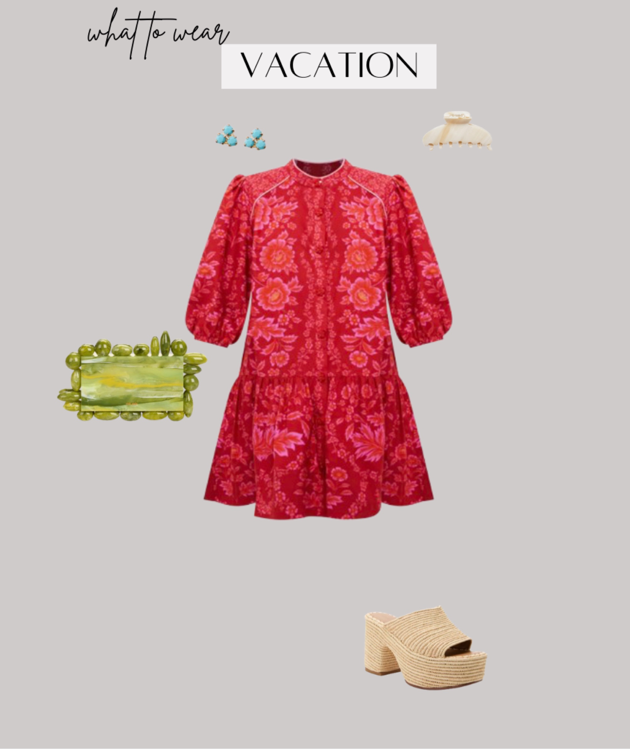 what to wear on vacation


farm Rio, beach trip, ootd fashion style, turquoise accessories, beauty hair clip, warm weather travel, cult gaia, tropical, resort wear 

#LTKShoeCrush #LTKStyleTip #LTKTravel