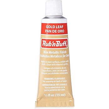 AMACO Rub 'n Buff Wax Metallic Finish, Gold Leaf, 0.5-Fluid Ounce | Amazon (CA)