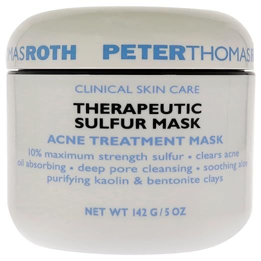 Peter Thomas Roth | Therapeutic Sulfur Acne Treatment Mask | Maximum-Strength Sulfur Mask for Acn... | Amazon (US)