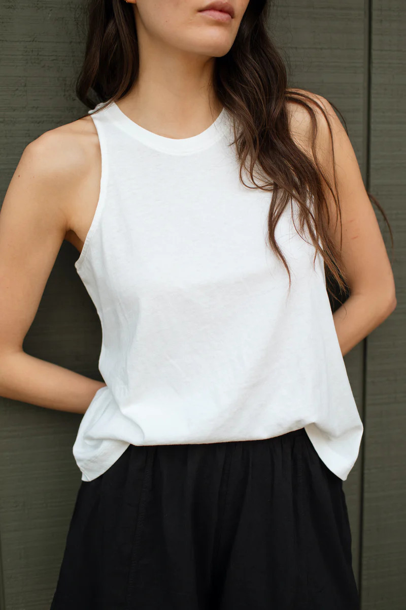 Rynn Cotton Tank | Carly Jean Los Angeles