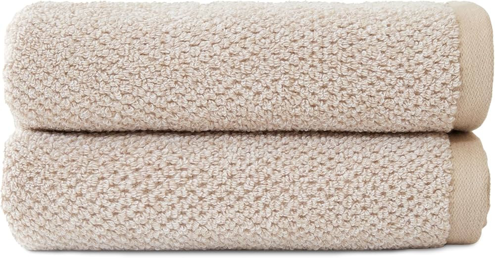 Cozy Earth Nantucket 60% Cotton 40% Viscose from Bamboo Hand Towel - 600 GSM Plush & Fast-Drying ... | Amazon (US)