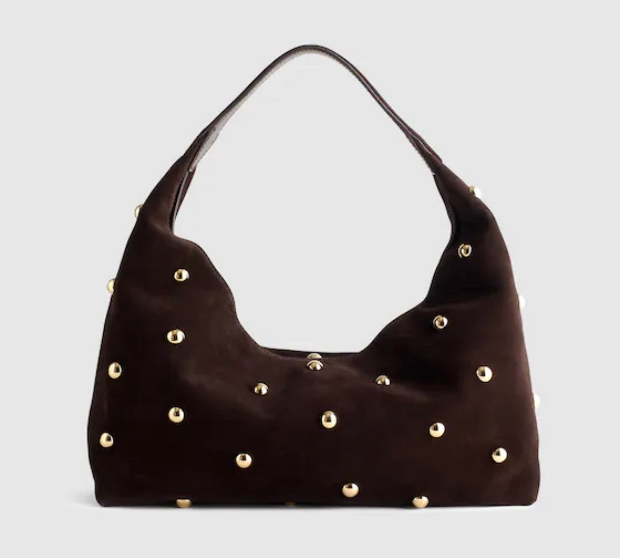 Love this chocolate brown suede studded bag and it’s on major sale with code LONGWEEKEND

#LTKStyleTip #LTKItBag #LTKSaleAlert