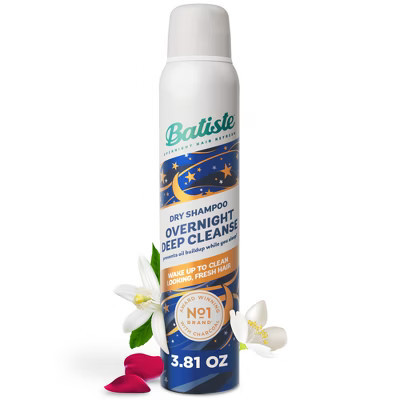 Batiste Overnight Deep Cleanse Dry Shampoo - 3.81oz: All Hair Types, Daily Use, Aerosol, 1 Pack | Target