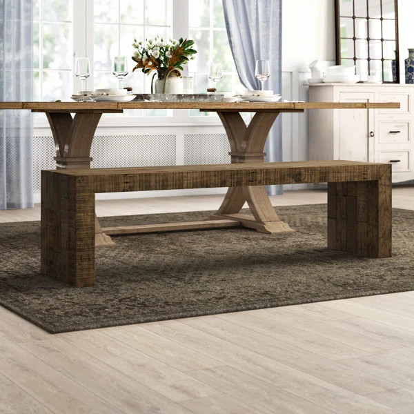 Gino Solid Wood Bench | Wayfair Professional