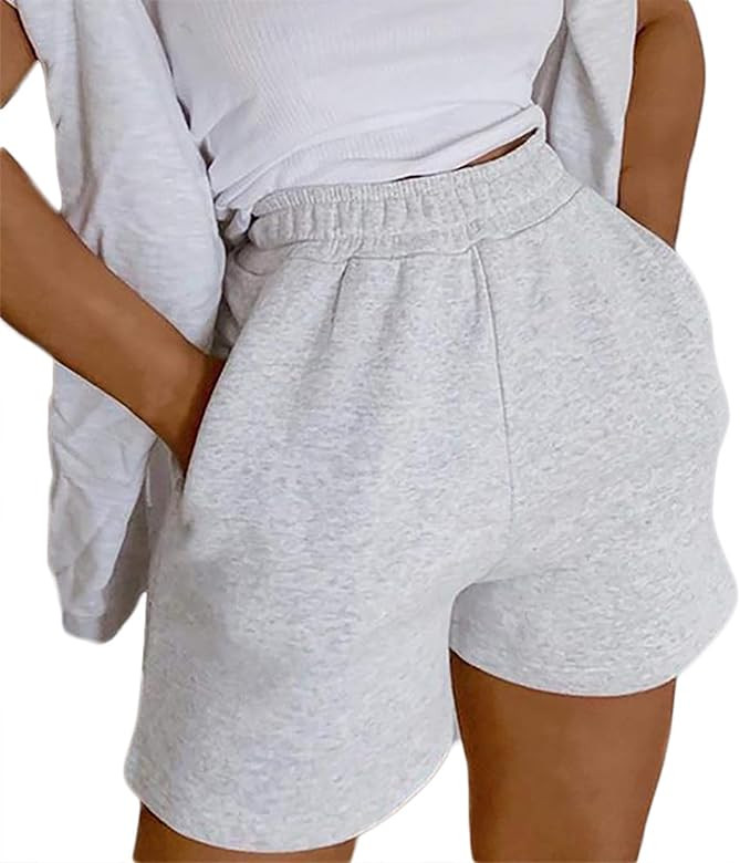 Yuemengxuan Women Girl Casual Summer Shorts Sports Athletic Sweat Shorts Tracksuit Workout Y2k Sh... | Amazon (US)