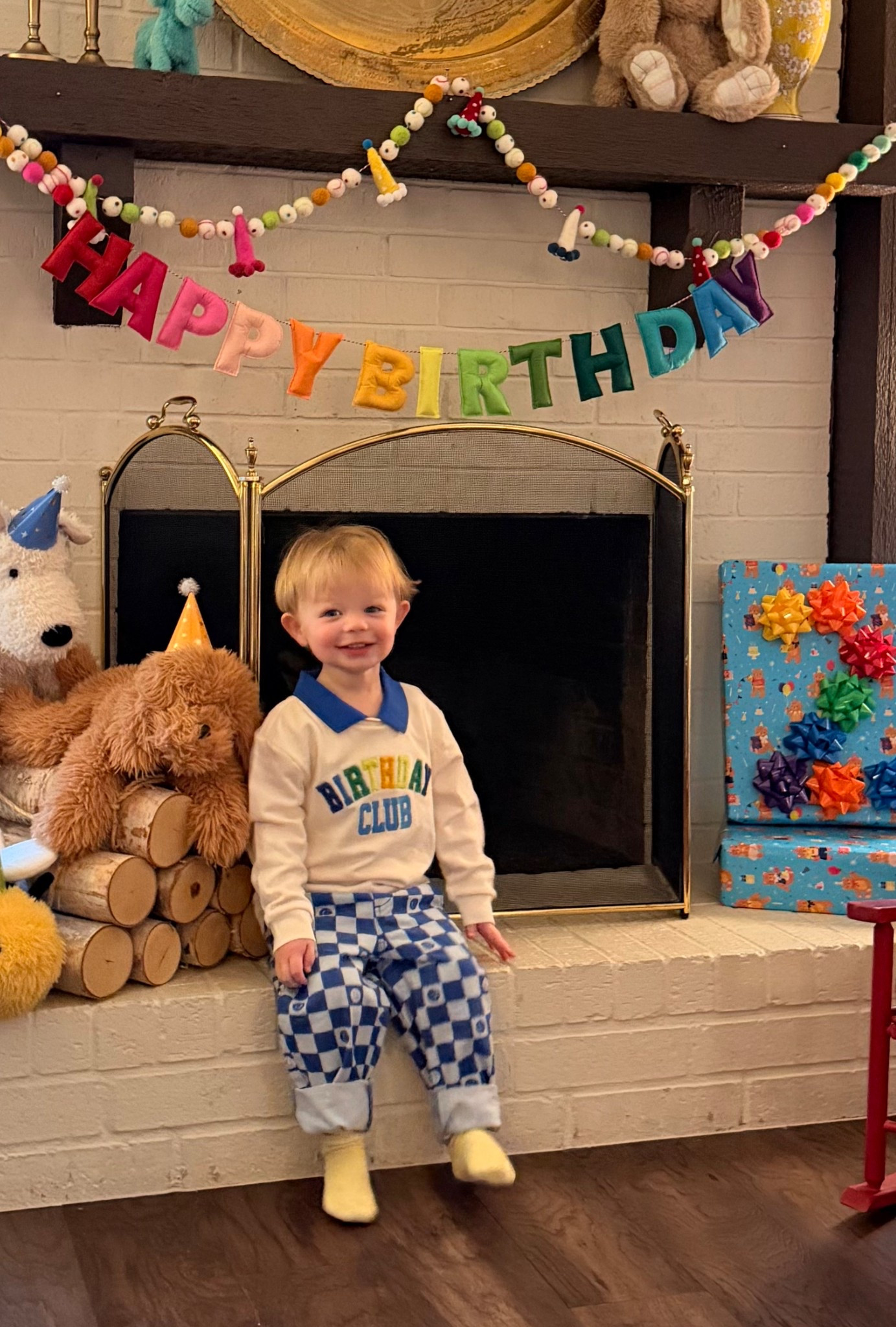 The cutest Old Navy toddler boy birthday outfit!!🩵💚💙💛 