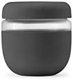 W&P Porter Seal Tight Glass Lunch Bowl Container w/ Lid | Charcoal 24 Ounces | Leak & Spill Proof... | Amazon (US)
