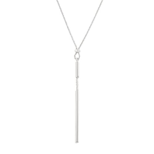 Silpada 'Water's Edge' Lariat Necklace in Sterling Silver, 16" + 2" | Amazon (US)