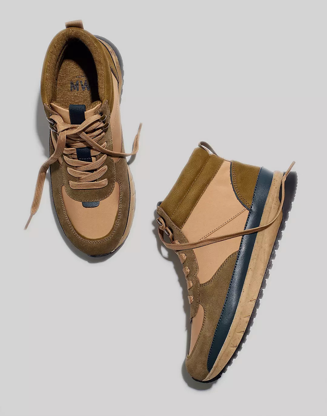 The Sneaker Boot in Nylon and Suede | Madewell