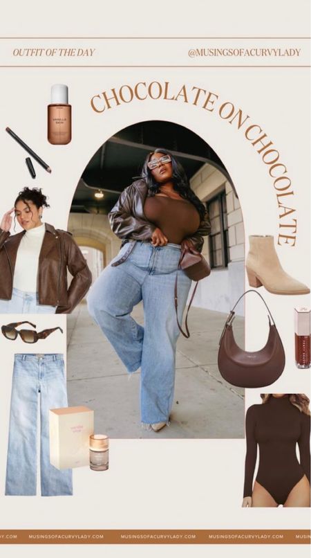 Chocolate on Chocolate is my fave - A bodysuit and jeans is such a great and effortlessly chic combo 

#bodysuit #plussizefashion #plussizeoutfit

#LTKbeauty #LTKplussize #LTKstyletip