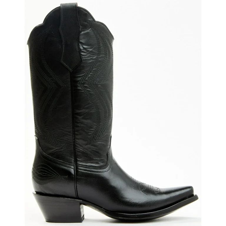 Planet Cowboy Women's Midnight Calf Western Boot Snip Toe Black 6 1/2 M  US | Walmart (US)