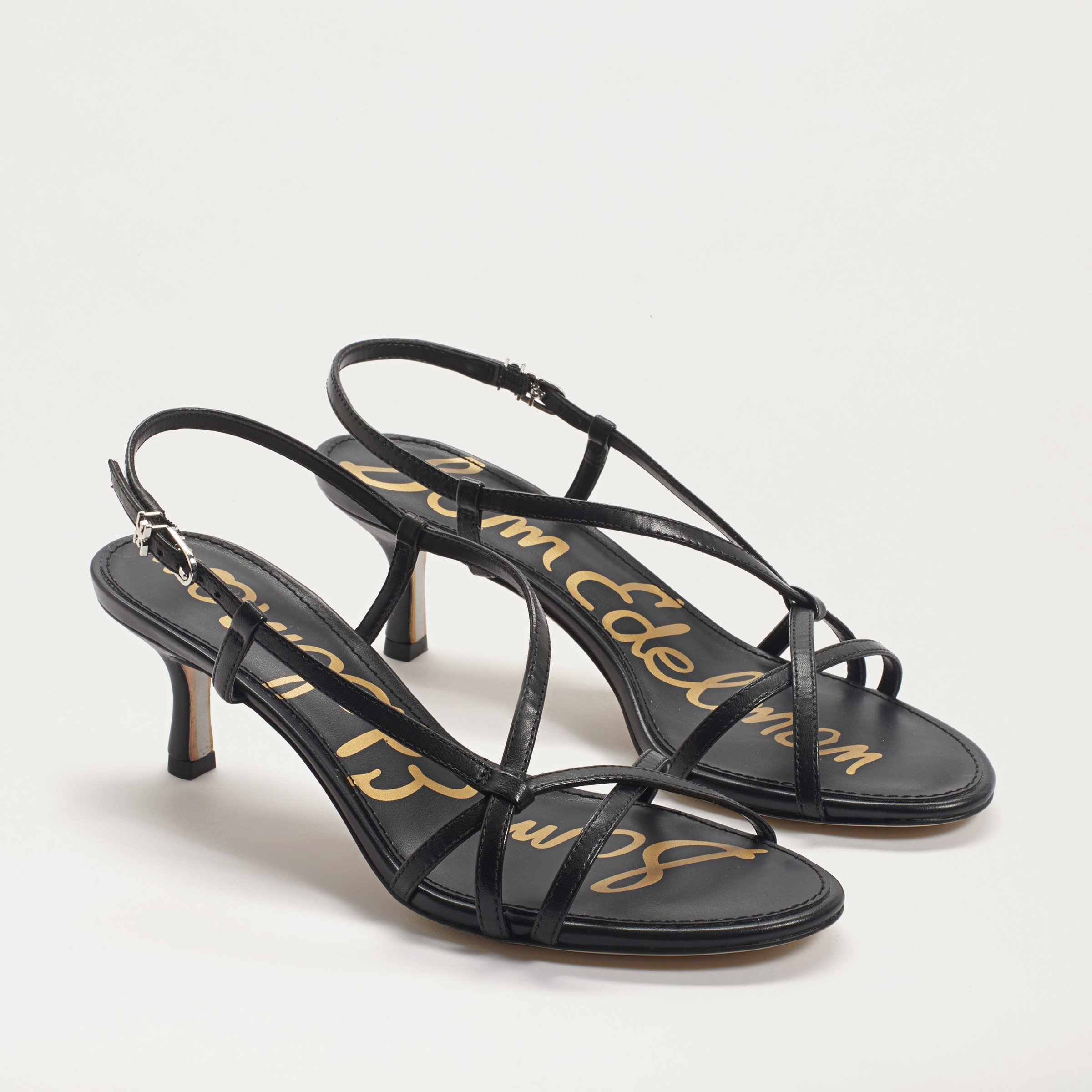 Sam Edelman Judy Strappy Heel Black | Sam Edelman