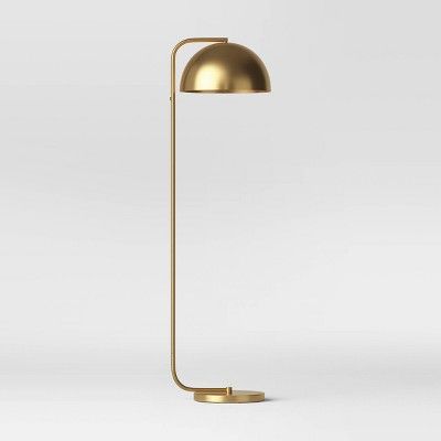 Valencia Dome Floor Lamp Brass (Includes LED Light Bulb) - Project 62™ | Target