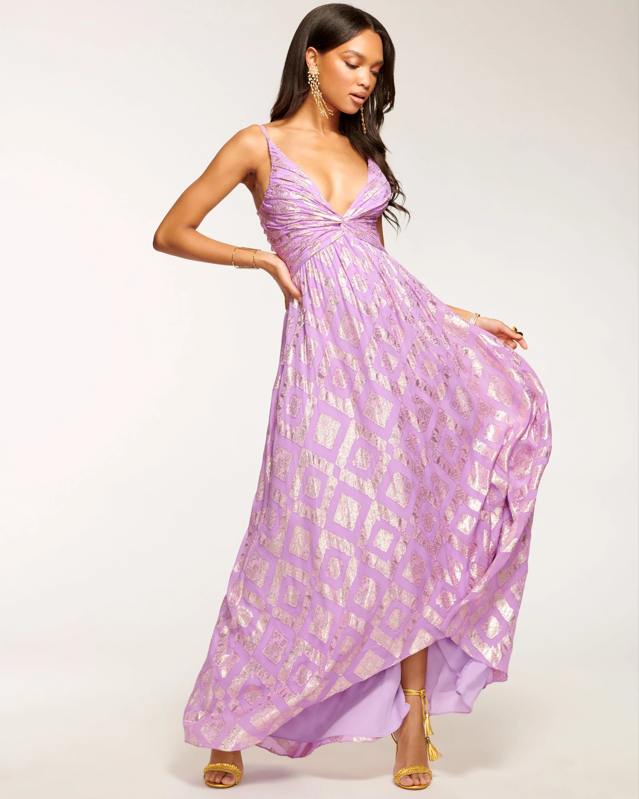 Toby V-Neck Maxi Dress | Ramy Brook