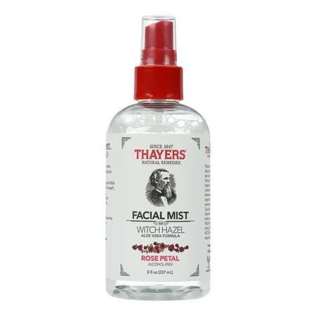 Thayers Witch Hazel Alcohol-Free Facial Mist Toner with Aloe Vera Formula Rose Petal 8 fl oz | Walmart (US)
