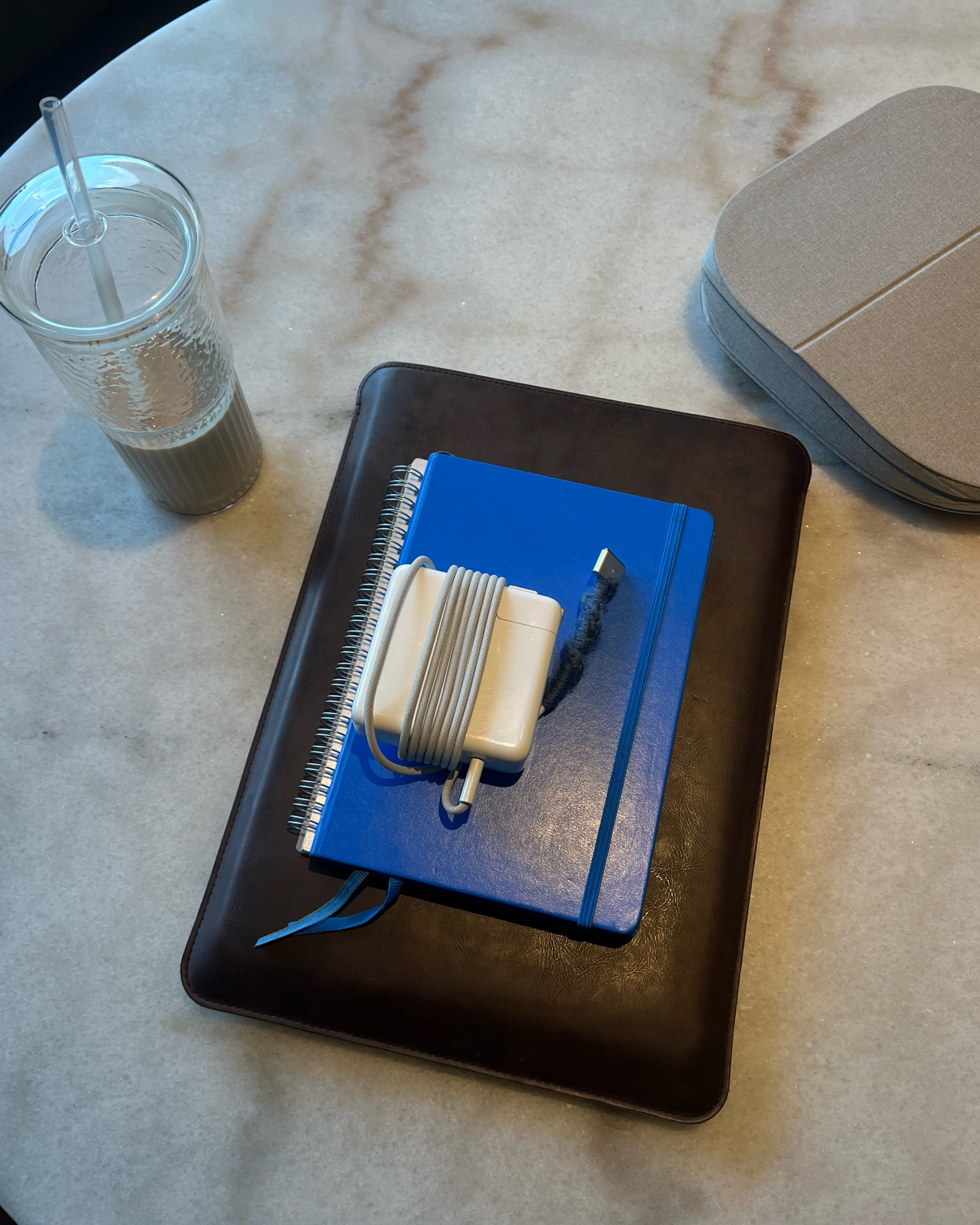 dark brown leather >>>