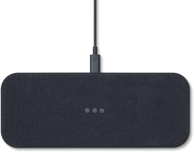 Amazon.com: Courant Catch:2 Essentials - Belgian Linen Dual Wireless Charging Pad (Camel) - Qi-Ce... | Amazon (US)