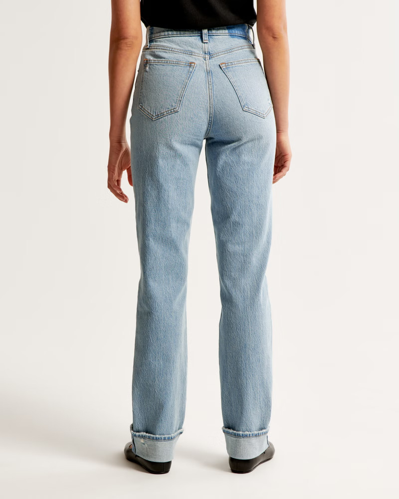 Ultra High Rise 90s Straight Jean | Abercrombie & Fitch (US)