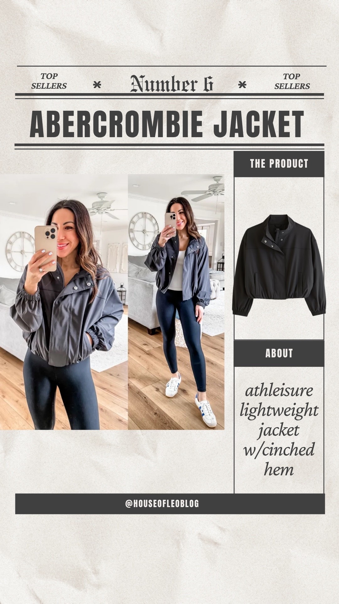 Small spring jacket. Small short leggings.

#LTKOver40 #LTKPetite