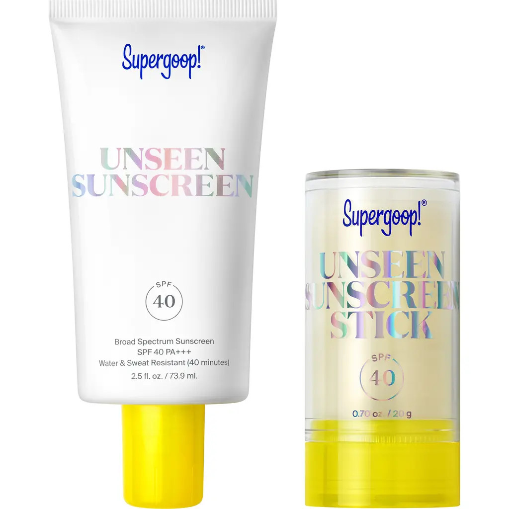 Supergoop!® Unseen Sunscreen Jumbo + Go Set $78 Value at Nordstrom | Nordstrom