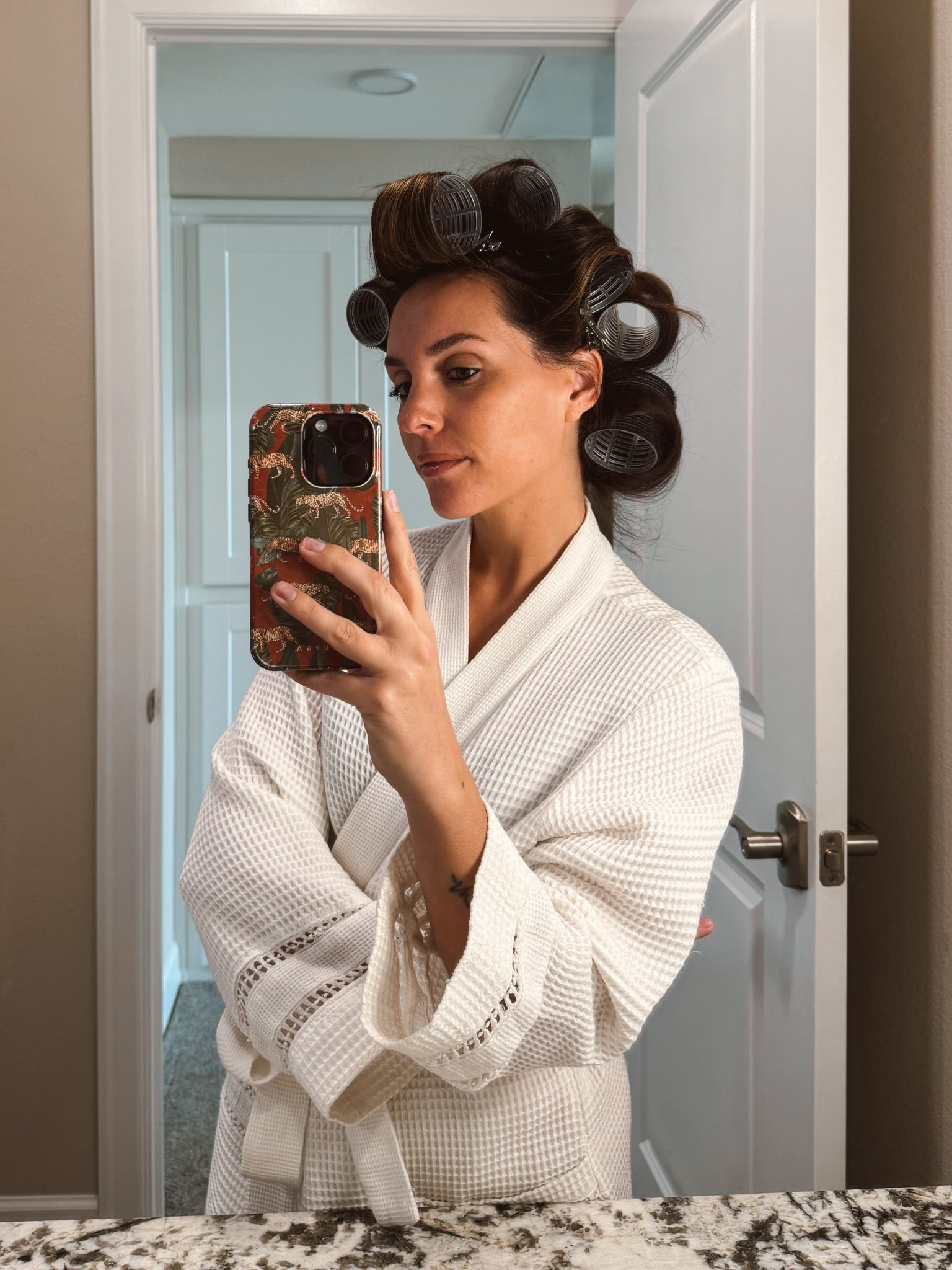 Hair rollers are a game changer now that I took my extensions out!! 

#LTKBeauty #LTKootd #LTKgrwm