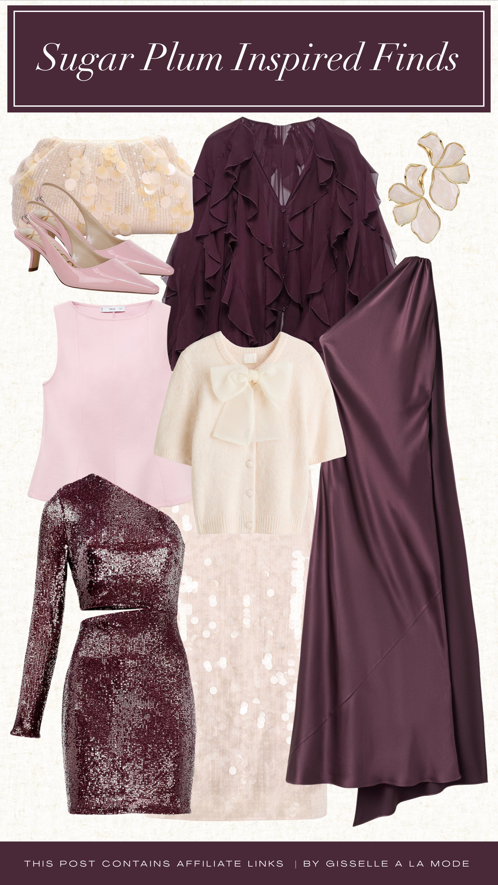 Loving these sugar plum–inspired pieces. Such a pretty mix of shimmer and rich tones! 

 #LTKHoliday #LTKootd #LTKSeasonal