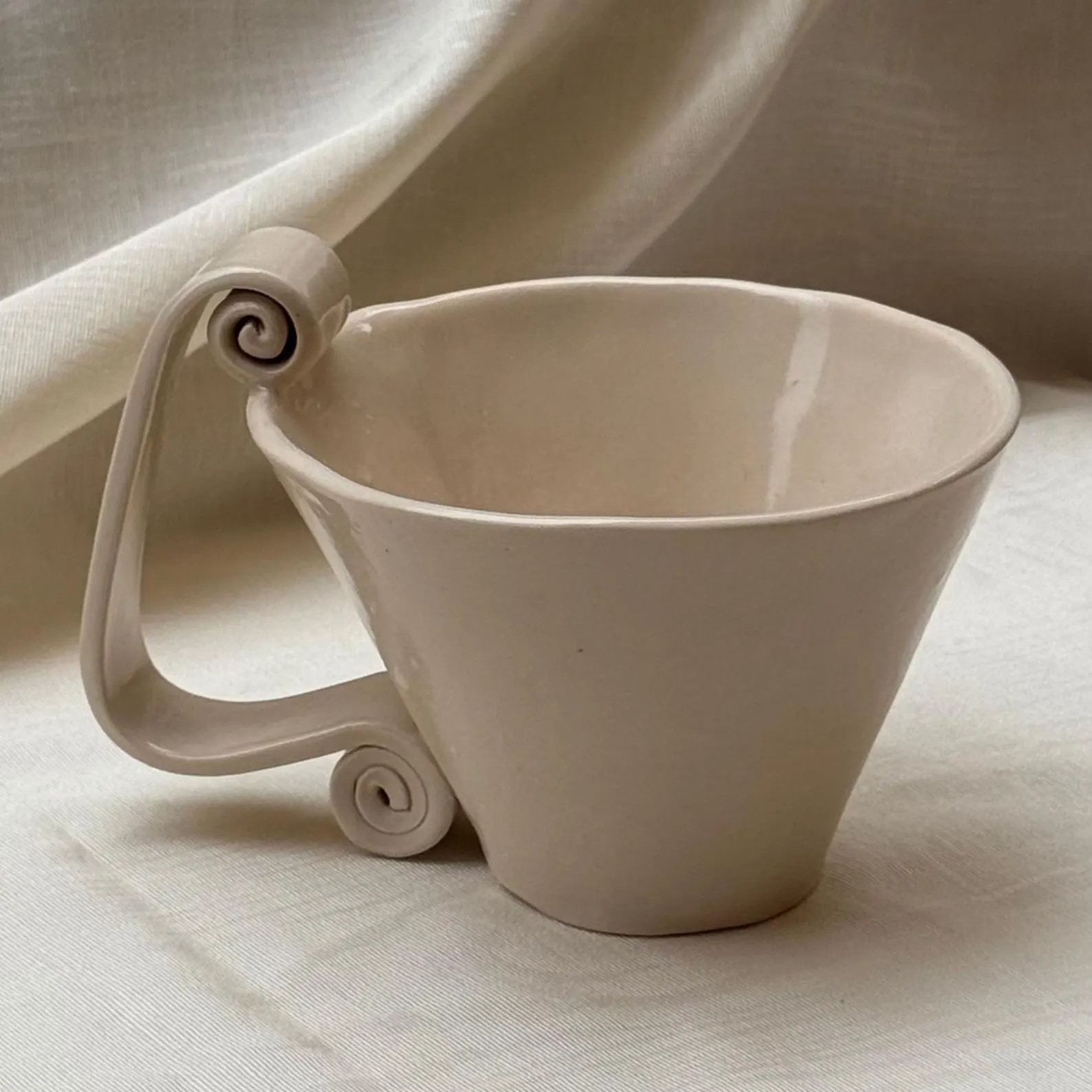 Ceramic Scroll Latte Mug - Customizable | Etsy (Global)