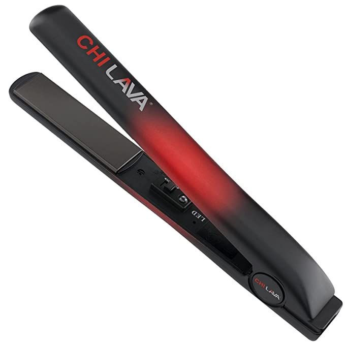 CHI Original Lava 1" Ceramic Hairstyling Flat Iron, Red | Amazon (US)