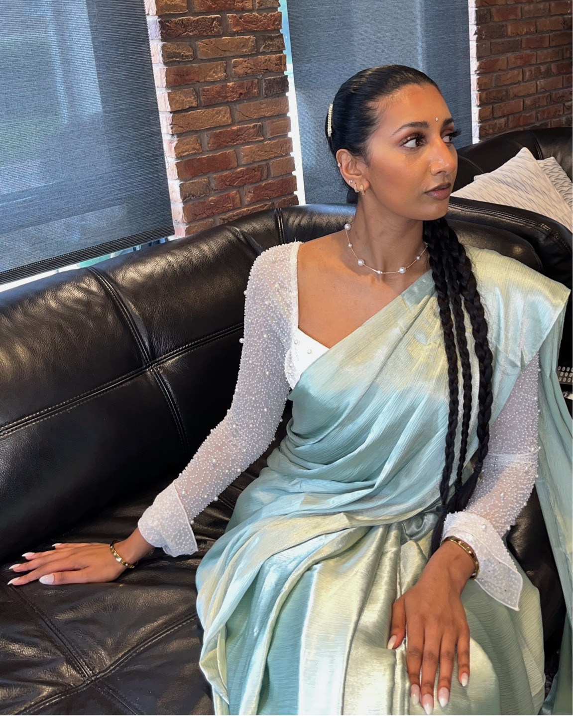 Saree from Designer Kanya London, available on ASOS! The top is Oh Polly, I wanted to put my own spin on ethnic clothing and I’m obsessed✨

I don’t think the exact colour is available but I’ve tagged the nearest shade

#LTKwedding #LTKpartywear