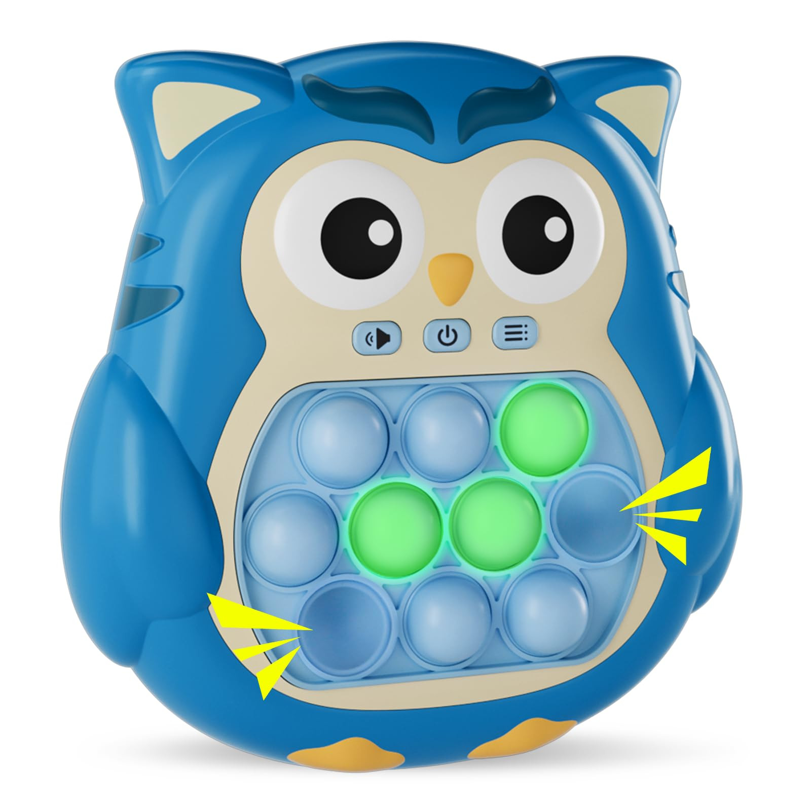 Sensory Pop Fidget Toys for Kids 3-12,Handheld Game for Kids,Light Up Fidget Toy,Travel Games,Air... | Amazon (US)