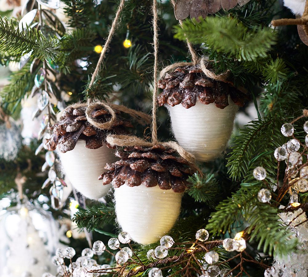 Handcrafted Acorn Cluster Ornament | Pottery Barn (US)