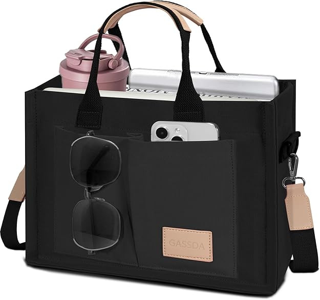 Tote Bags for Women Canvas Tote Purse Crossbody Bags with Pockets Top Handle Shoulder Handbags Sa... | Amazon (US)