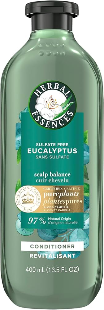Herbal Essences Eucalyptus Sulfate Free Conditioner, Scalp Balance, 400 mL, with Certified Camell... | Amazon (CA)