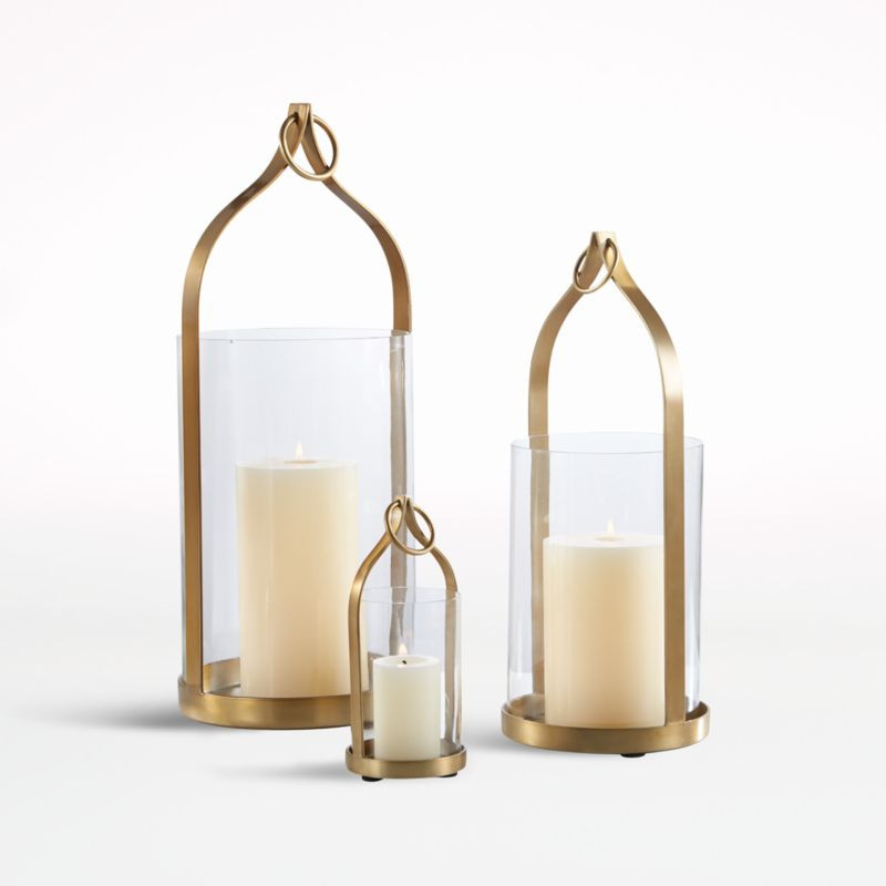 Priya Brass Lanterns | Crate and Barrel | Crate & Barrel