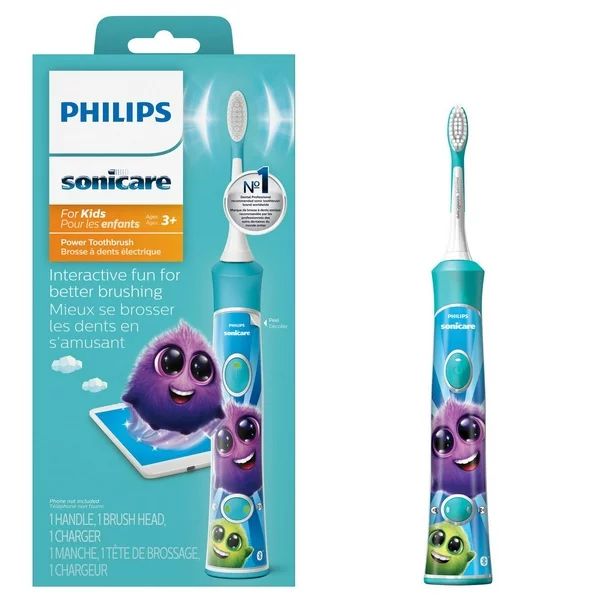 Philips Sonicare for Kids Bluetooth Connected Rechargeable Electric Toothbrush, Blue, HX6321/02, ... | Walmart (CA)