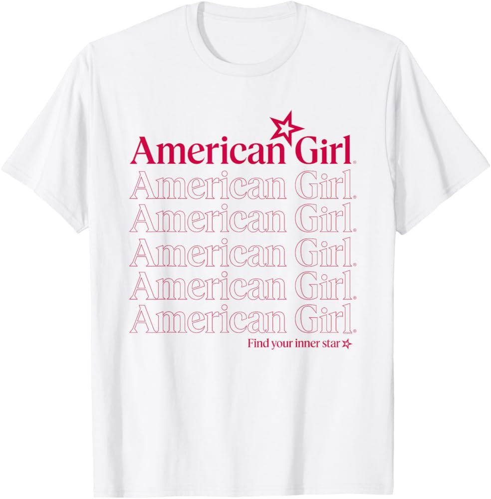 Amazon.com: American Girl - Multi Logo T-Shirt : Clothing, Shoes & Jewelry | Amazon (US)