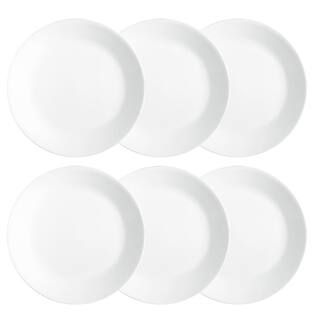 Corelle Classic 10.25-In Dinner Plates Winter Frost White (Set of 6) | The Home Depot