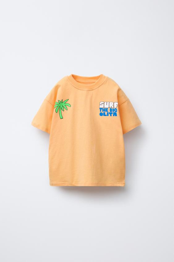 PALM TREE PRINT T-SHIRT | Zara US